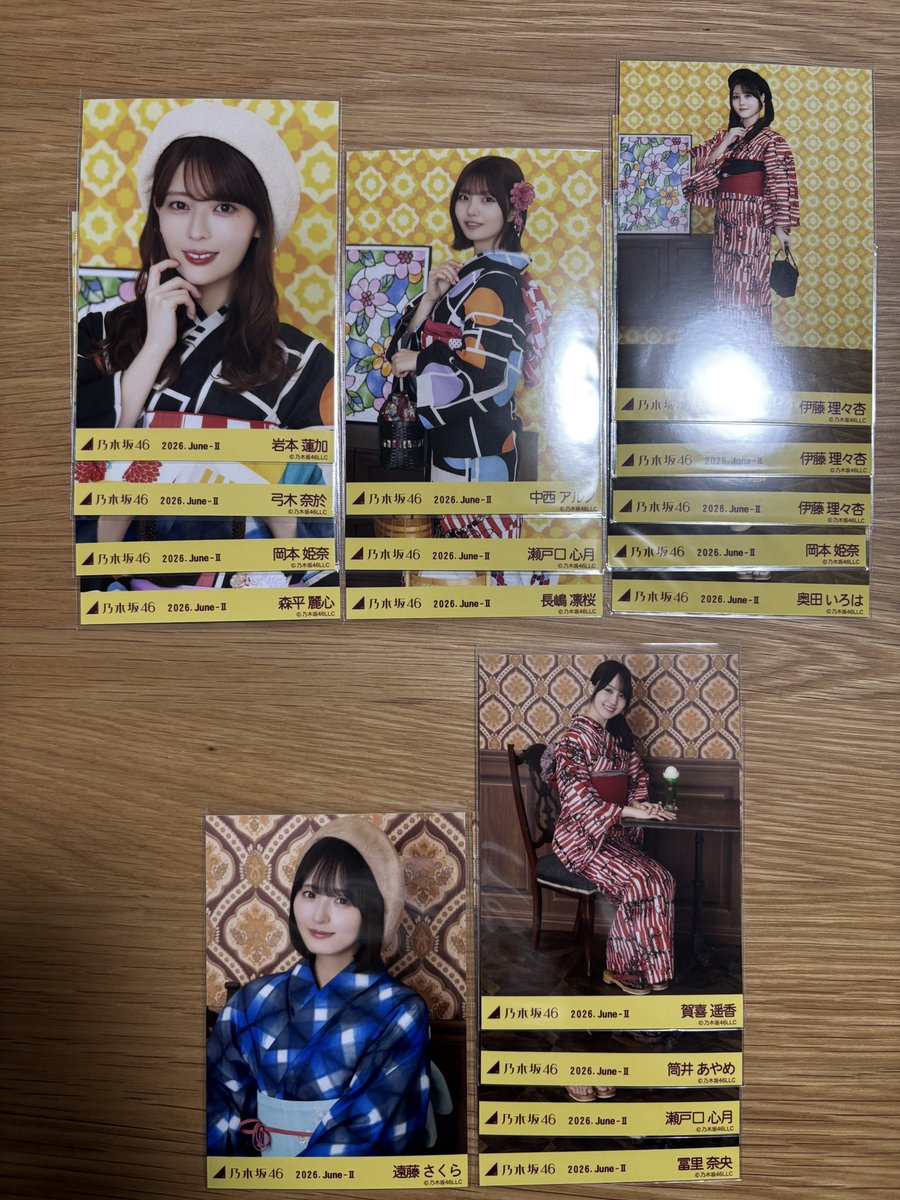 na47869157's tweet photo. 乃木坂46 乃木坂 生写真 トレード トレ
浴衣 大阪私服 ライブTシャツ 桜カラーコーデ

【提供】画像①〜④

【希望】リプ欄①〜④
※浴衣の菅原・五百城座りヨリ、熱望してます！

郵送トレ(同日発送)、異種トレ可
複数枚トレだとありがたいです。
お気軽にリプください！
よろしくお願いいたします🙇🏻‍♀️ https://t.co/kJfaWgvSHn