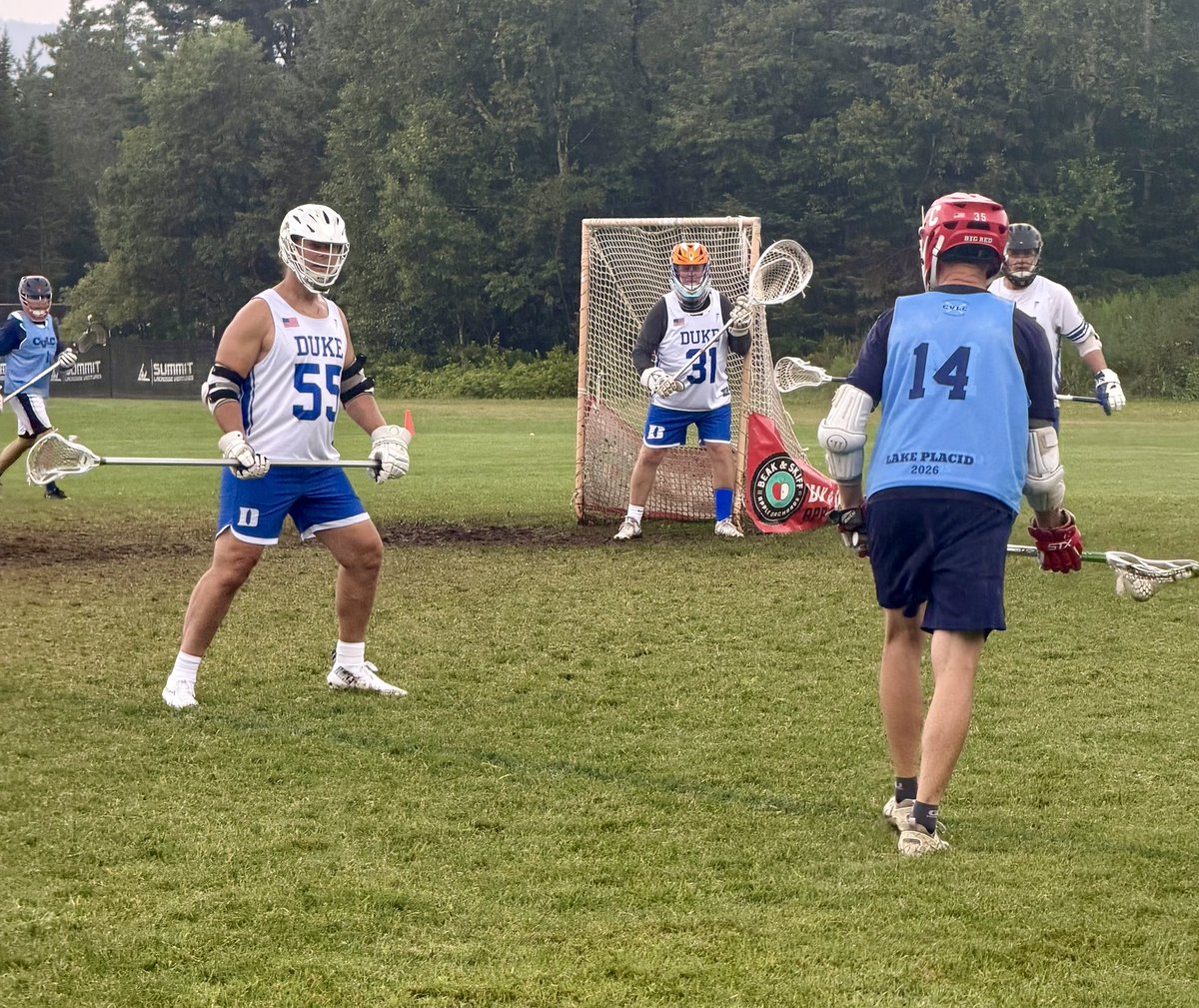 gray_lax's tweet photo. Gray Devils 60+ off &amp; running
In Lake Placid!  The #LaxBrotherhood remains strong &amp; always plays with #PKO10 on their sleeve. https://t.co/oKMmhf0qpN