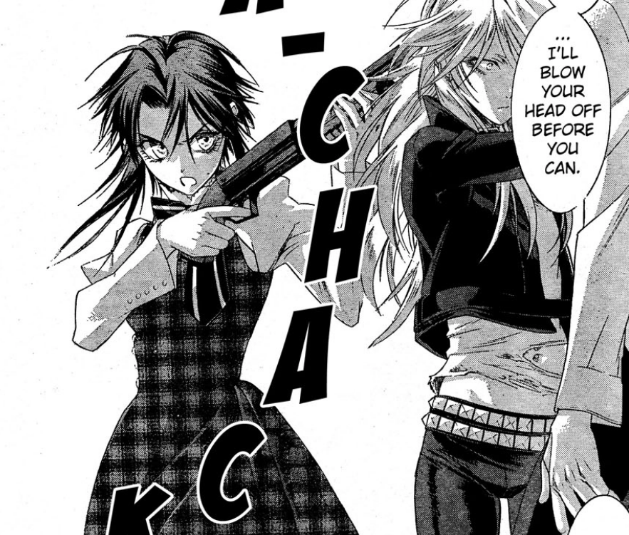 nipppiercer's tweet photo. Four of my favorite Trinity blood characters. https://t.co/Xm51K1jULu
