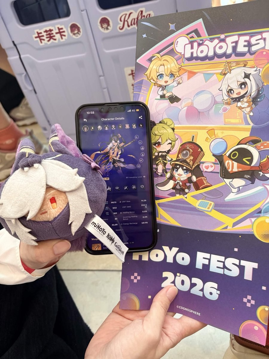 46__usa's tweet photo. Hoyofest day 2! #genshinimpact #honkaistarrail #zenlesszonezero #hoyofest2026 #zzzero #hoyofesthsr https://t.co/kfiUIhJUnL