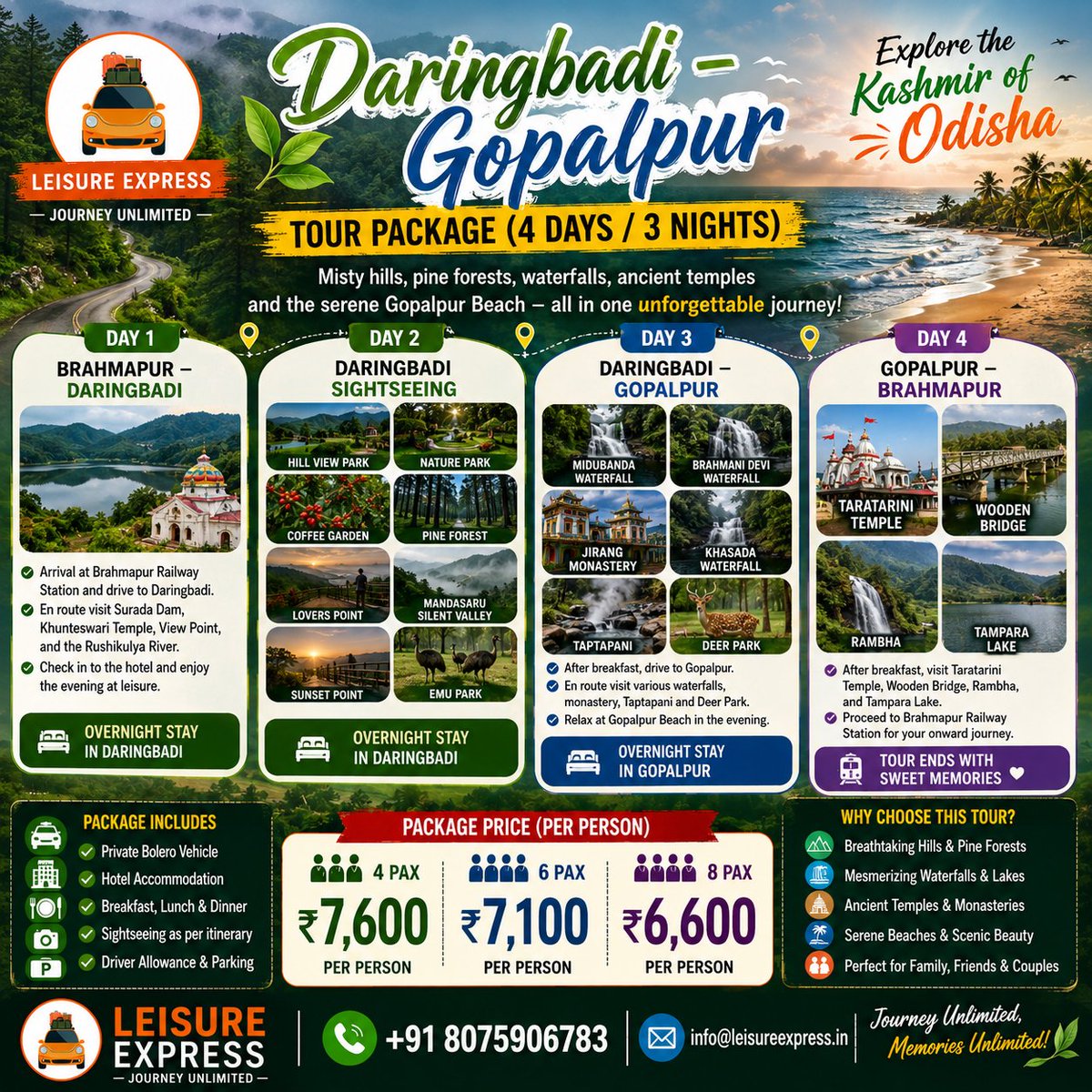 ExpressLeisure's tweet photo. #Daringbadi #KashmirOfOdisha #OdishaTourism #Gopalpur #NatureEscape #HillStation #PineForest #Waterfalls #WeekendGetaway #TravelIndia #ExploreOdisha #LeisureExpress #JourneyUnlimited https://t.co/68H6T2Hbgj