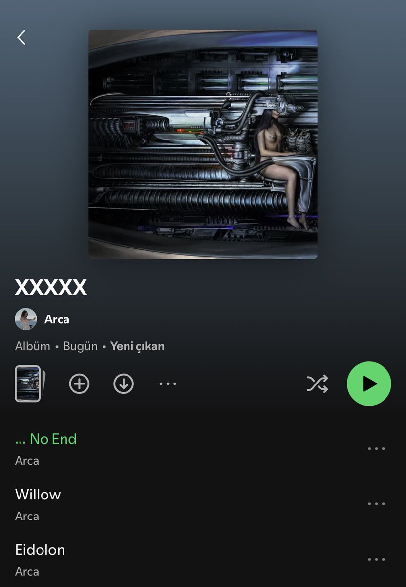 KwansTime's tweet photo. Arca - XXXXX (Live Reaction Thread)

Hey guys! I haven’t done one of these in sooo longg. Honestly the first album I’m about to listen to in full in a LONGGG TIME so let’s go through it together!!! https://t.co/O9jOHMGHgt