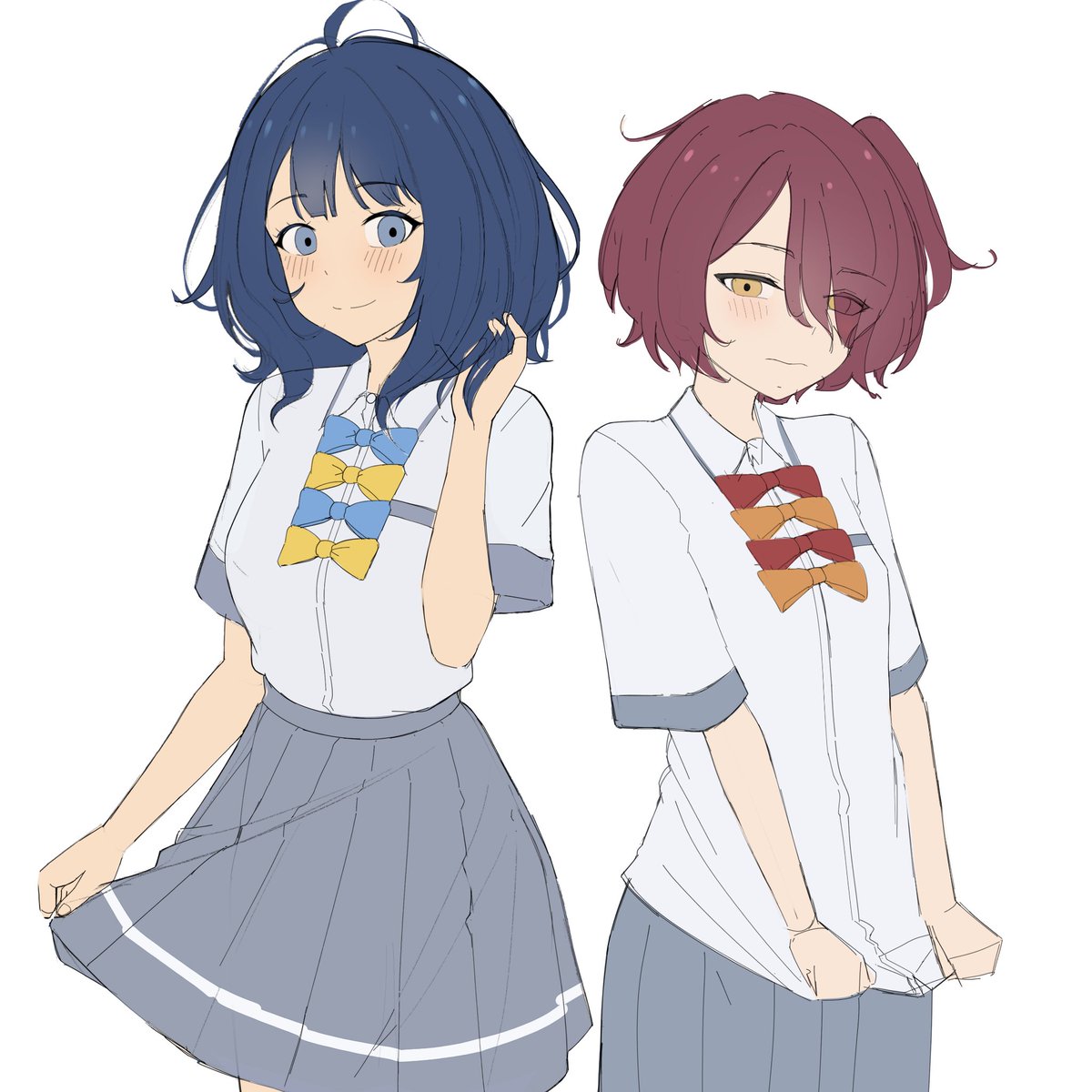 Xyoohaa0_0's tweet photo. Komari-chan looks like she has something to say... while Yanami-san is probably just hungry

#マケイン #makeine https://t.co/PrlgFNtR1l