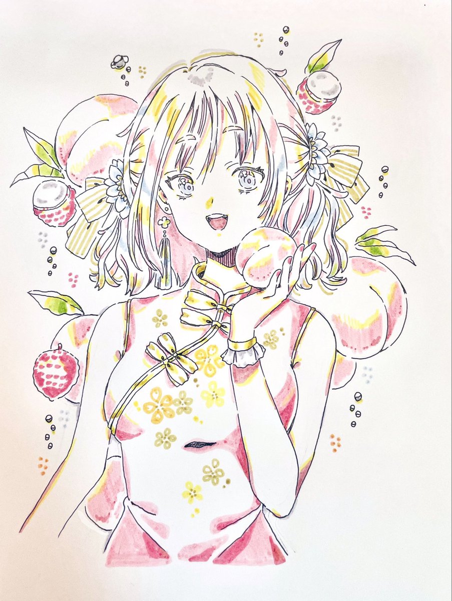 Oznin_ozmo's tweet photo. #今月描いた絵を晒そう
#絵描きさんと繋がりたい

今月も描きました(´∀｀)🍣🌸
7月もあっという間でした笑 https://t.co/lYEnInhvSI