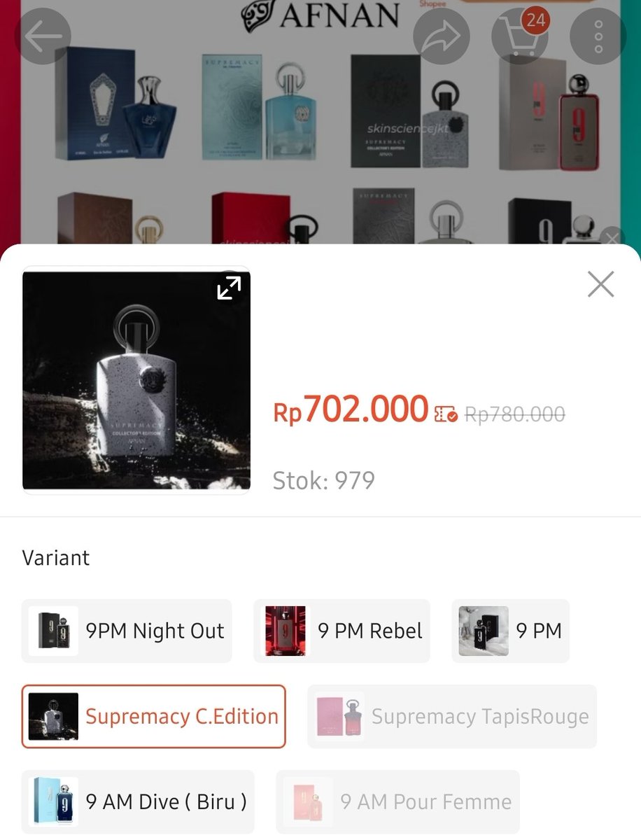 Pistacio_'s tweet photo. Buruaan restok banyaak afnan supermacy collector edition (SCE) Original 100ml, pake voucher xtra shopee makin murah.
👇👇
https://t.co/VrSJFweQwt

#promoshopee #parfumviral #vouchershopee #afnan #parfum https://t.co/NnFDAedQpU