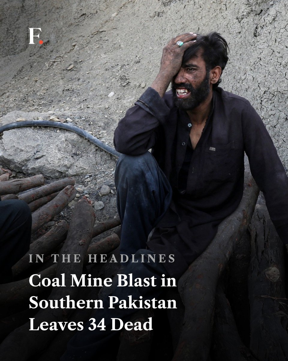 firstpost's tweet photo. A blast at a coal mine in Southern Pakistan has killed at least 34 workers, with rescuers still searching for more missing miners. https://t.co/piiluAqwap