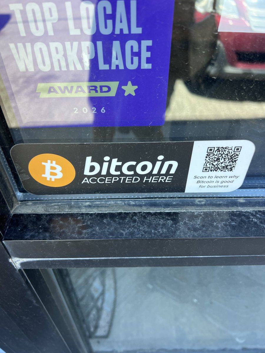 BeckyRh2021's tweet photo. It was a must to stop. 🛑 

☕₿ Coffee tastes even better when you pay with Bitcoin! 

Have you tried @MukwanoCoffee yet? 🚗✨ https://t.co/vLarKnkYKa