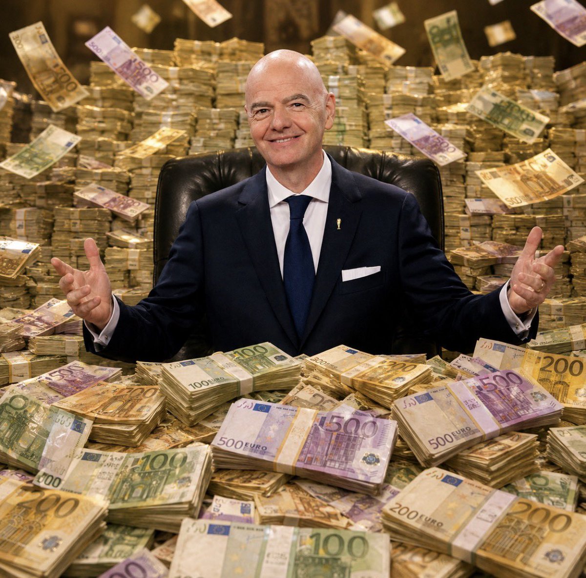 Fooootest's tweet photo. 🚨UEFAがFIFAに激怒🚨

加盟55協会がW杯ボイコットで合意🇪🇺

FIFAが大会の商業活動を担う子会社を設立し、株式を外部投資家へ売却する計画に猛反発。計画が完全撤回されるまで、スペインやイタリアなどの国々がW杯を含むFIFA主催大会への不参加方針を継続へ。 https://t.co/uZowGKr2E2