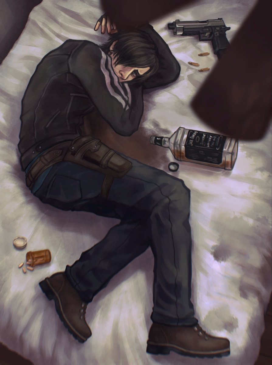 hehnotxue's tweet photo. Leon and his bad habits https://t.co/iaM5Vdcdyg