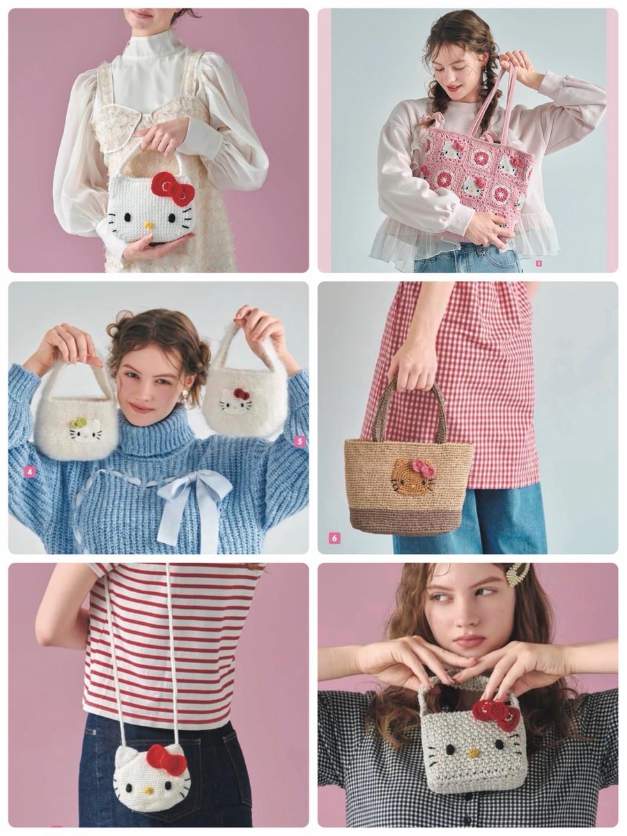 sanrio_fan_jp's tweet photo. ＼ ハローキティの可愛い手芸書 第8弾 🎀 ／
『かぎ針で編む ハローキティ CROCHET COLLECTION』

大人のハローキティファンが日常で使いたくなるバッグやポーチ、アクセサリー、可愛いあみぐるみが大集合！

気になる豪華な収録作品の一部はリプ欄をチェック👇

#ハローキティ #かぎ針編み #ハンドメイド