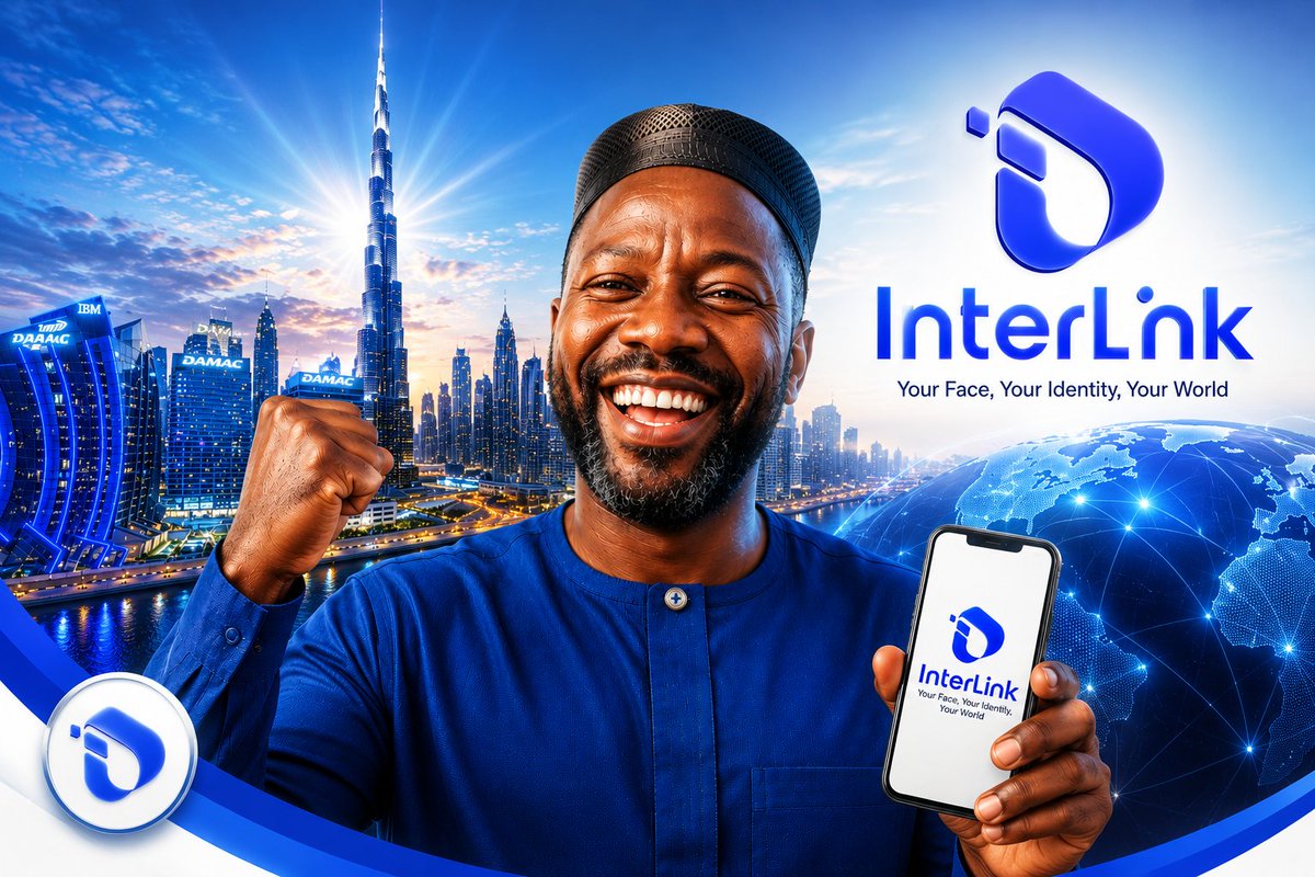 AlqadryAmi19462's tweet photo. 💙🌍 Proud to be an InterLink Network Ambassador!
One identity. One community. A future without borders. 🚀
InterLink is more than a network — it’s a global vision. 🔥
#InterLink #InterLinkNetwork #InterLinkAmbassador #Web3 #GlobalCommunity https://t.co/T0i3BxTGBm