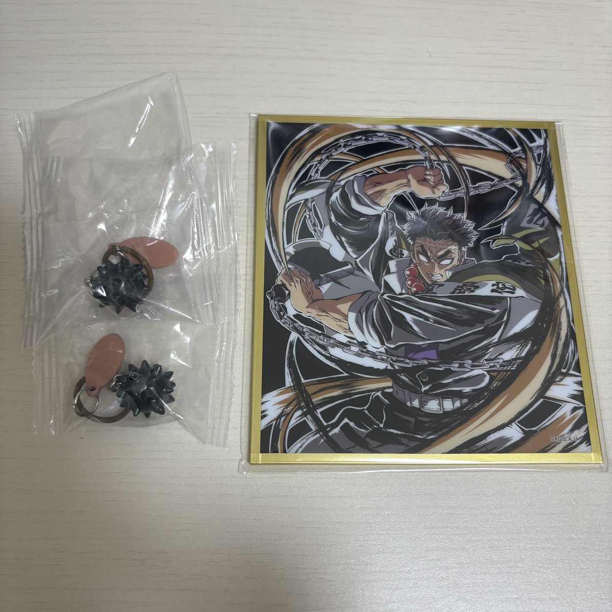 nabi___oO's tweet photo. 鬼滅の刃 交換 譲渡
ufotable DINING お楽しみくじ
アクリル色紙 めじるしアクセサリー

譲 : 悲鳴嶼行冥
求 : カナヲ関連 or 500＋送料

8/1大阪手渡し又は郵送希望 🍀 https://t.co/HmM2JarBmD