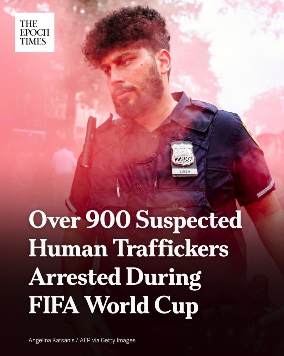 hii29227409's tweet photo. 🚨900人以上の人身売買に関与した
疑いのある人物が 💀💀
⚽️FIFAワールドカップ期間中に逮捕💥

⚽️⚽️⚽️
ある州では  サッカー大会期間中に
190人もの人身売買に関与した疑いのある
人物が逮捕されたと報告されています。

https://t.co/rHCGKBDcuZ

https://t.co/9ZSfkEop4t https://t.co/0MJwKjHbwf