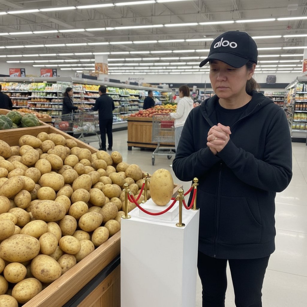 aloohat's tweet photo. she found her higher power in the produce aisle.

namaste. 🥔

https://t.co/xBriPQdIwt https://t.co/tbhL9LU1rS