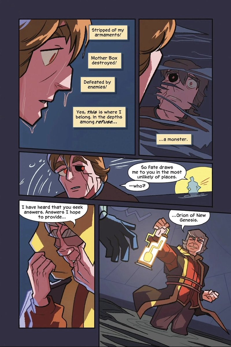 gwtmori's tweet photo. Just finished Orion by @ngoziu. I’ve yet to find a Fourth World book that better channels Kirby’s voice. She nails the Shakespearean tone of the original Fourth World titles. What this book does with Orion’s lineage and specifically how Ngozi frames it has never been done. WOW. https://t.co/OziFQCFWFQ
