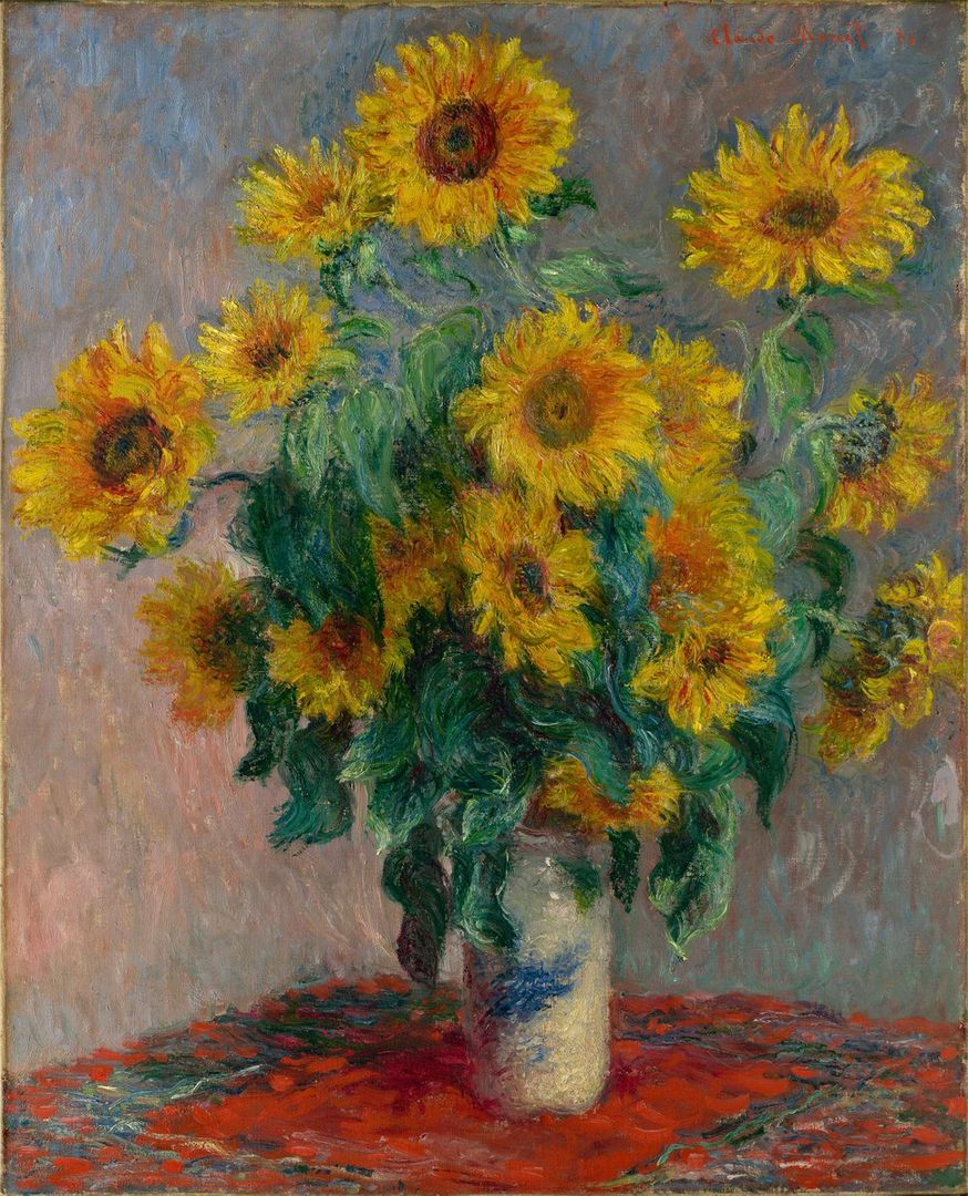 Havenlust's tweet photo. Bouquet of Sunflowers, 1881.

Claude Monet https://t.co/ie9Q0z69Zc