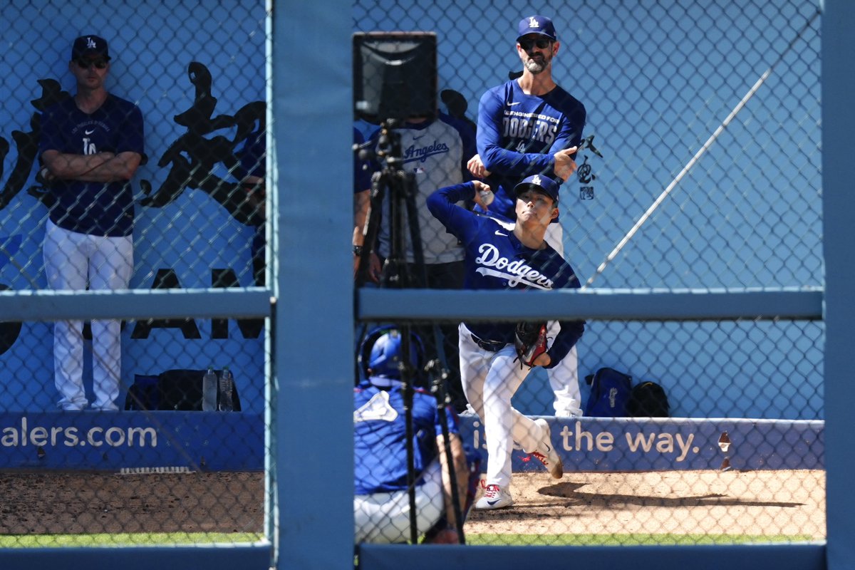 fullcountmlbc2's tweet photo. #山本由伸 投手
ブルペンでピッチング⚾️

Photo by Takashi Kurosawa

#Dodgers https://t.co/bXGPSIlRpx