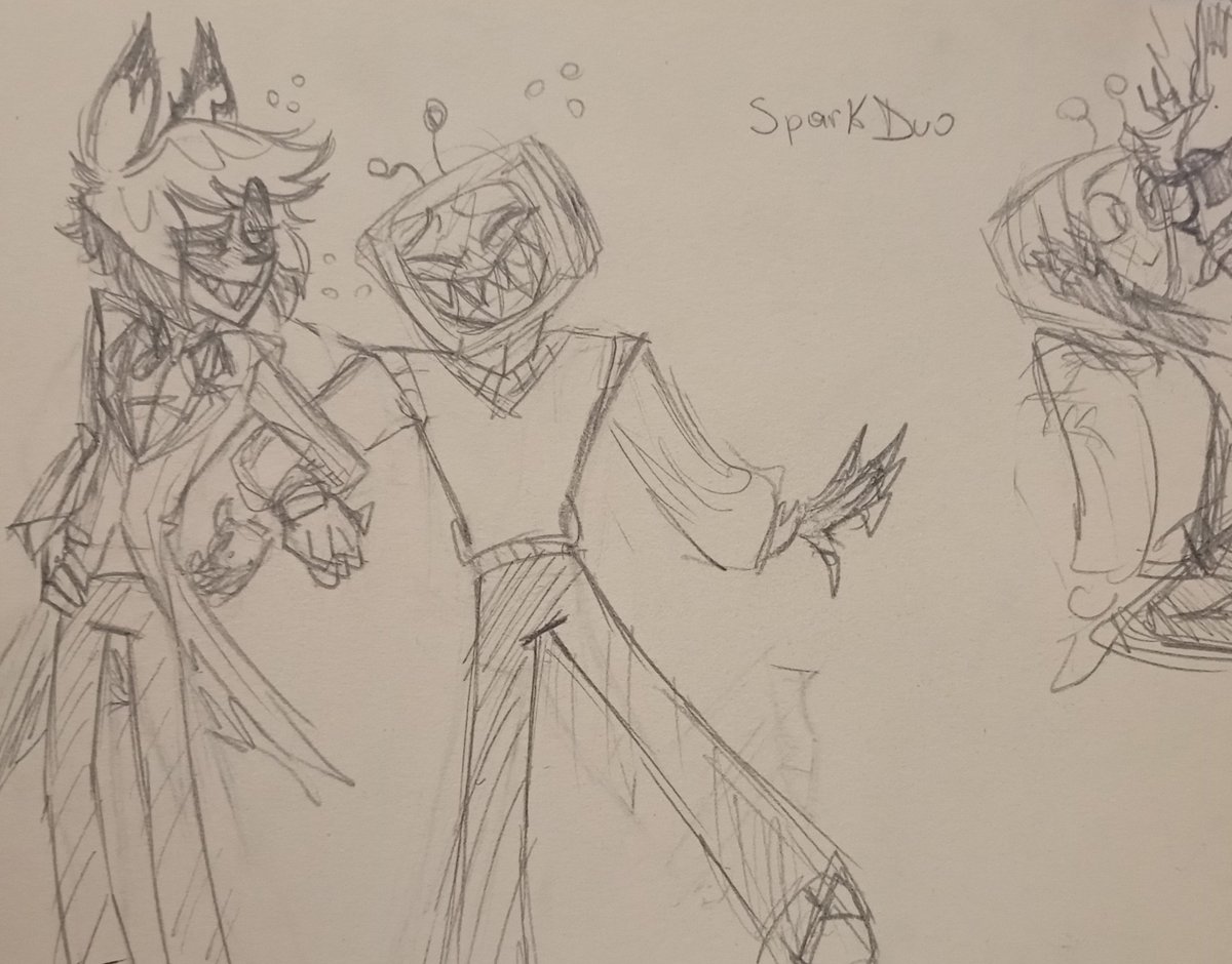 MXDUZO's tweet photo. #SPARKSDUO #RadioStatic #alvox 

WIP | trying hazbin hotel style .ᐟ

they're both drunk af. it might not look like it, but Al is actually the one who's drunker than usual. https://t.co/10MWJ659gH