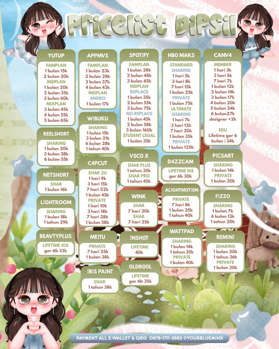 yourblueminx's tweet photo. ㅤ

⠀⠀        ୨୧ ₊˚ 🎀 here's the pricelist .  . .  updated regularly 🤺🪽🫧 https://t.co/xBMx5Gq0bh