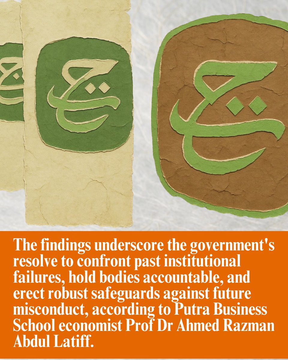 NST_Online's tweet photo. #NSTnation The Royal Commission of Inquiry (RCI) into Tabung Haji has uncovered governance lapses and underscored the government's resolve to restore institutional integrity and accountability. 

Read More: https://t.co/Kvq8TtNDuo https://t.co/fHmD5xT4dZ