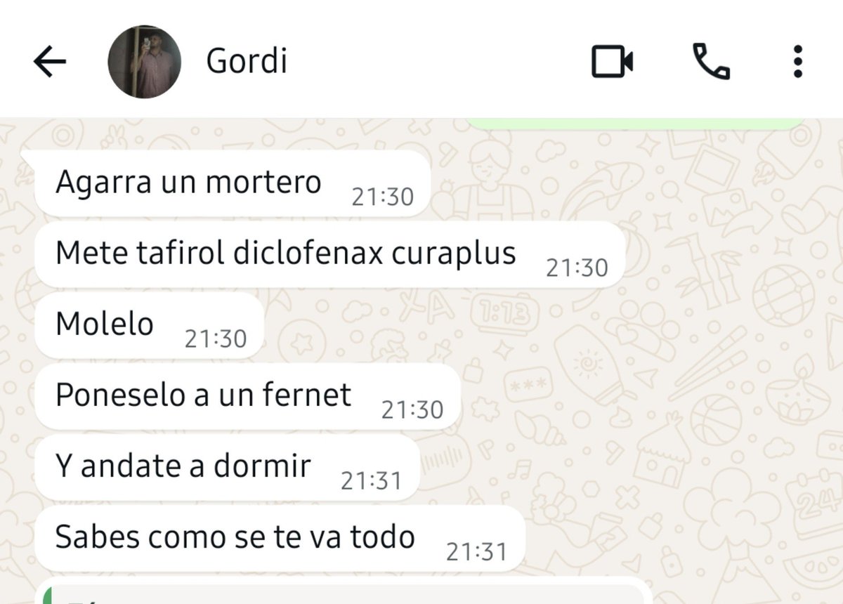 cami_aliotti's tweet photo. mi novio les tira tip si estan enfermos y antojados de fernet https://t.co/EceBMOXhPX