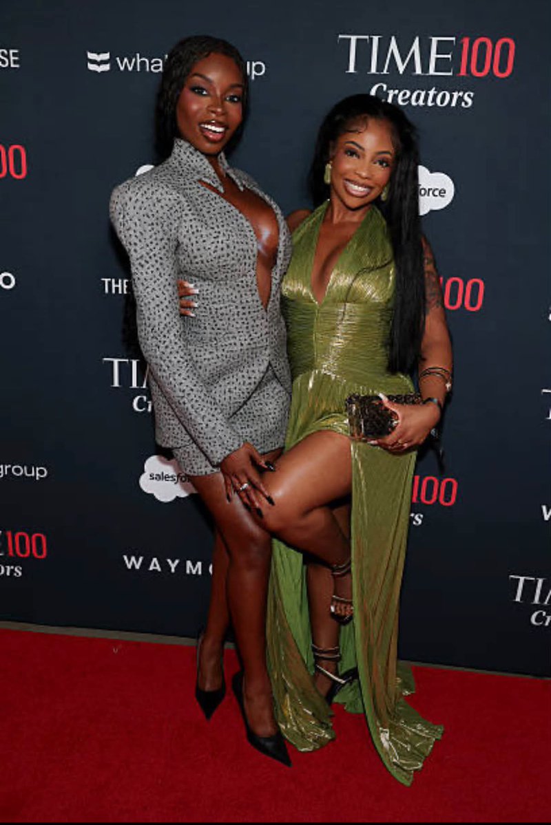 _Talie01_'s tweet photo. Olandria and De’arra at the Time 100 Creators Gala ❤️
#OlandriaxTime100 #OlandriaxMugler https://t.co/qkrBmz95kR