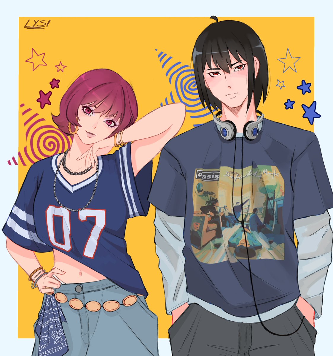 justLyssboydd's tweet photo. I'm OBSESSED with drawing these two THEY ARE SO CUTEE UGHH
sooo I tried like a 90'/00' style and I think it really suits them tbh
#SPY_FAMILY #yurikuro https://t.co/M6wDFXVWJx