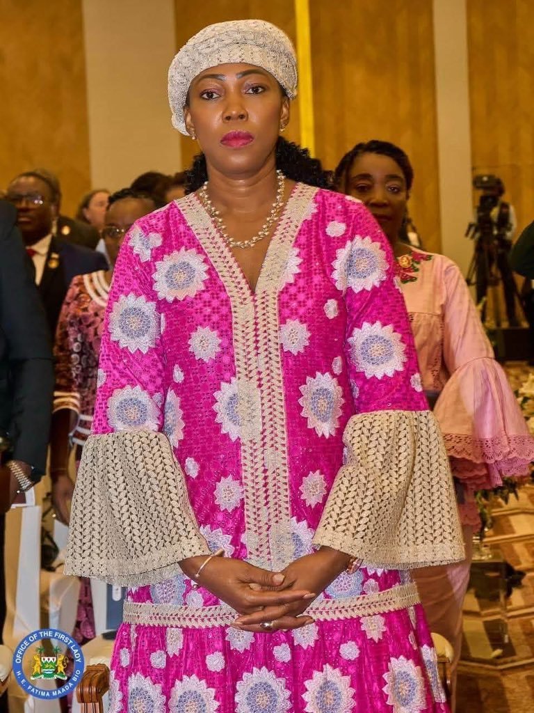 FirstLadyBio's tweet photo. Her Excellency Dr. Fatima Maada Bio, First Lady of the Republic of Sierra Leone and President of OAFLAD, has arrived at the official launch of the continental campaign, “Strengthening Resilience for Women and Girls: Climate, Conflict and a Sustainable Future,” taking place at the InterContinental Hotel in Luanda, Angola.

The campaign brings together African First Ladies, development partners, policymakers, and key stakeholders to advance practical, collaborative, and sustainable solutions that strengthen the resilience of women and girls in the face of climate change, conflict, and other emerging challenges.

30th July 2026