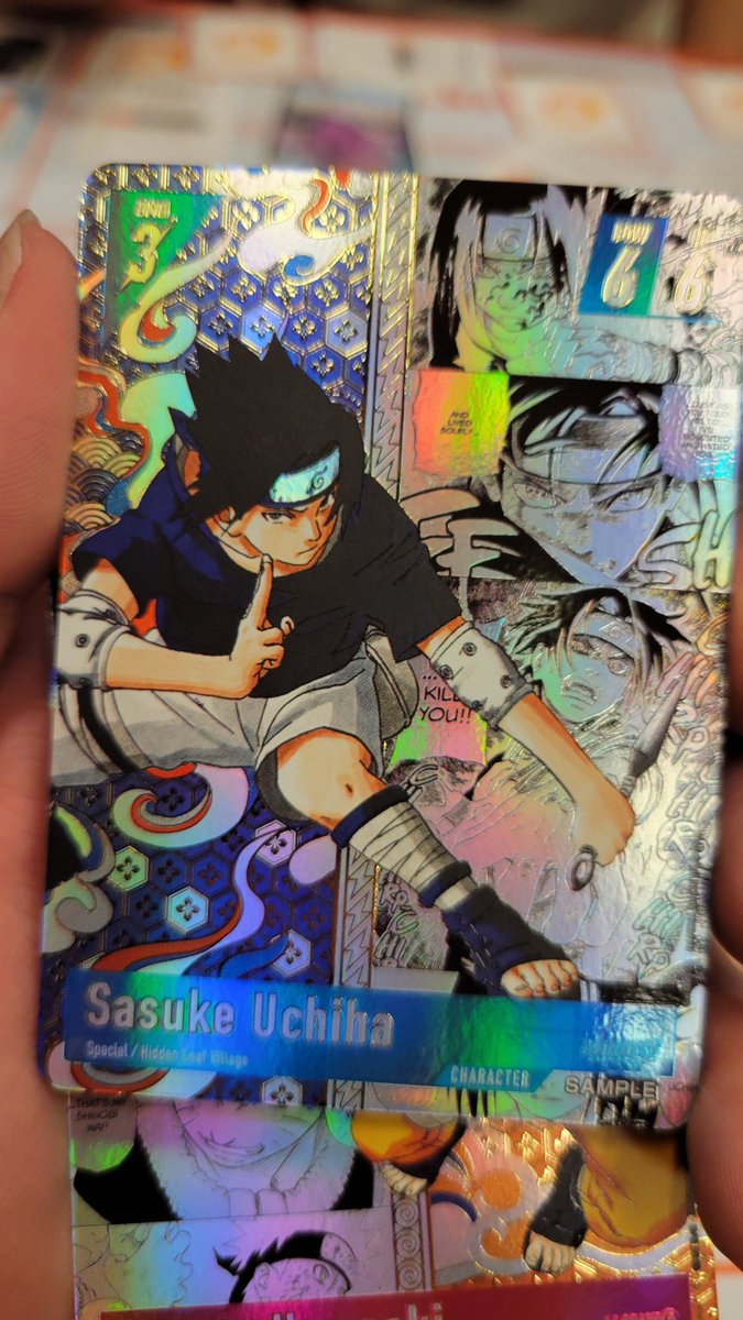 Vampyrgaming's tweet photo. Bandai my soul is yours

Close look at the Sample .@narutotcg_eng cards https://t.co/1MHNYScqrF