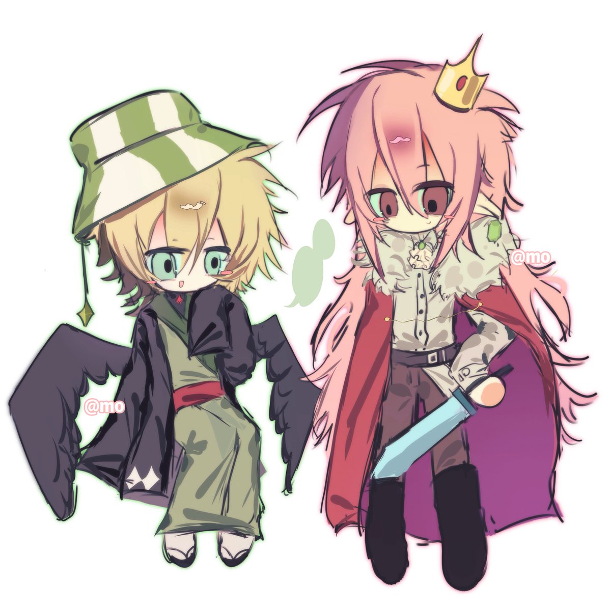 mooo4121's tweet photo. talking
#technobladefanart 
#philzafanart 
#emeraldduo https://t.co/gHpajwAwtI