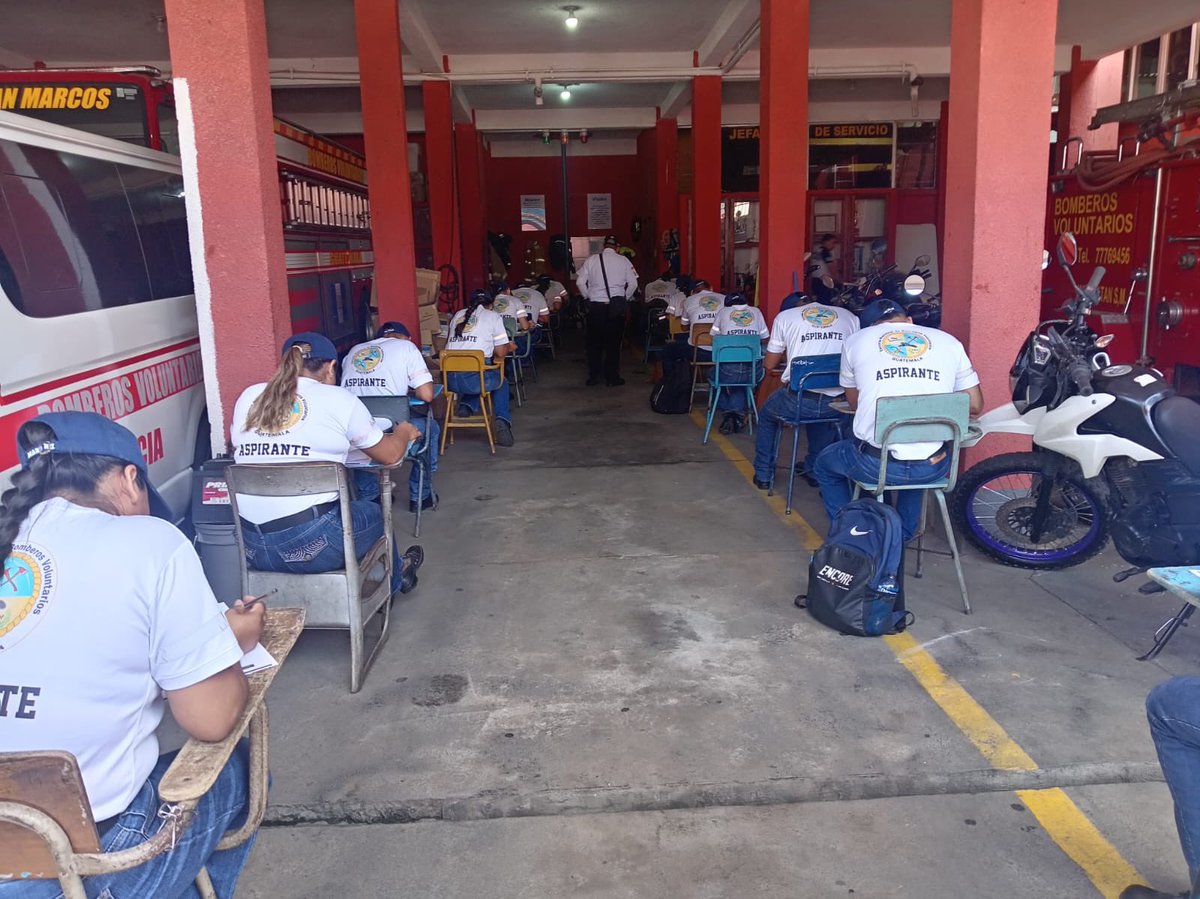 CvbEnb's tweet photo. La 6ª Extensión de la Escuela Nacional de @BVoluntariosGT , en San Pedro Sacatepéquez, San Marcos, desarrolló los módulos de escaleras, natación y acondicionamiento físico. La formación estandarizada sigue fortaleciendo a las nuevas promociones. https://t.co/NK7AvF7itj