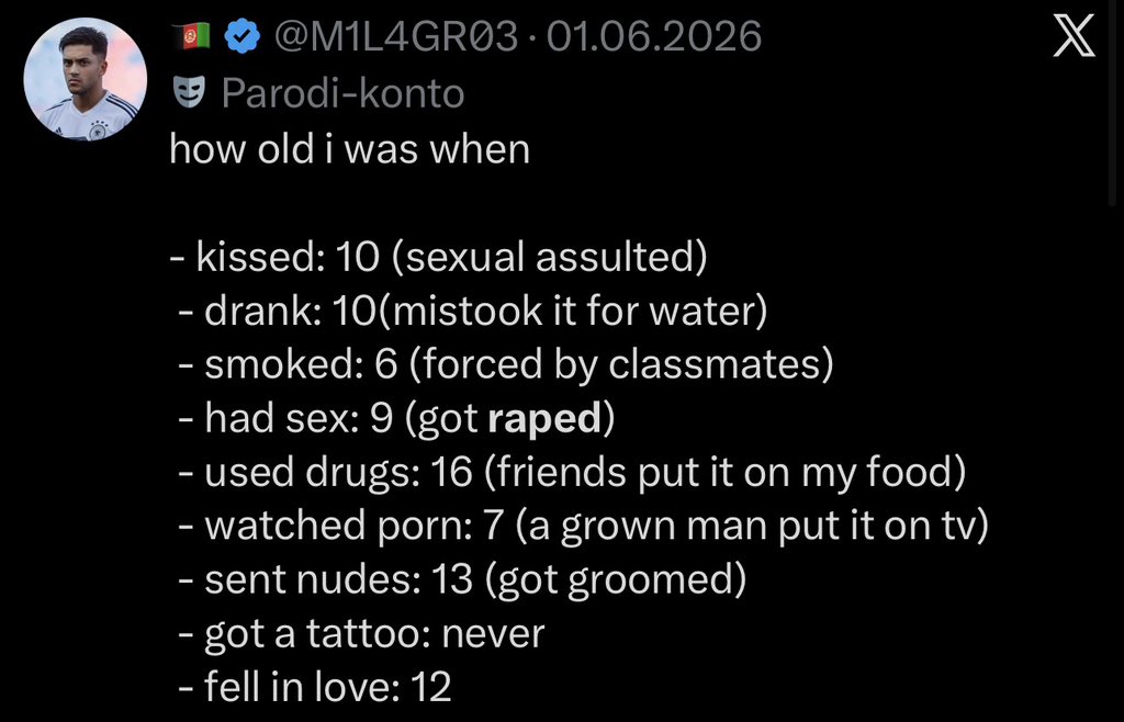 Italian347's tweet photo. When I say raped I mean it literally https://t.co/5CJlYDw7BR