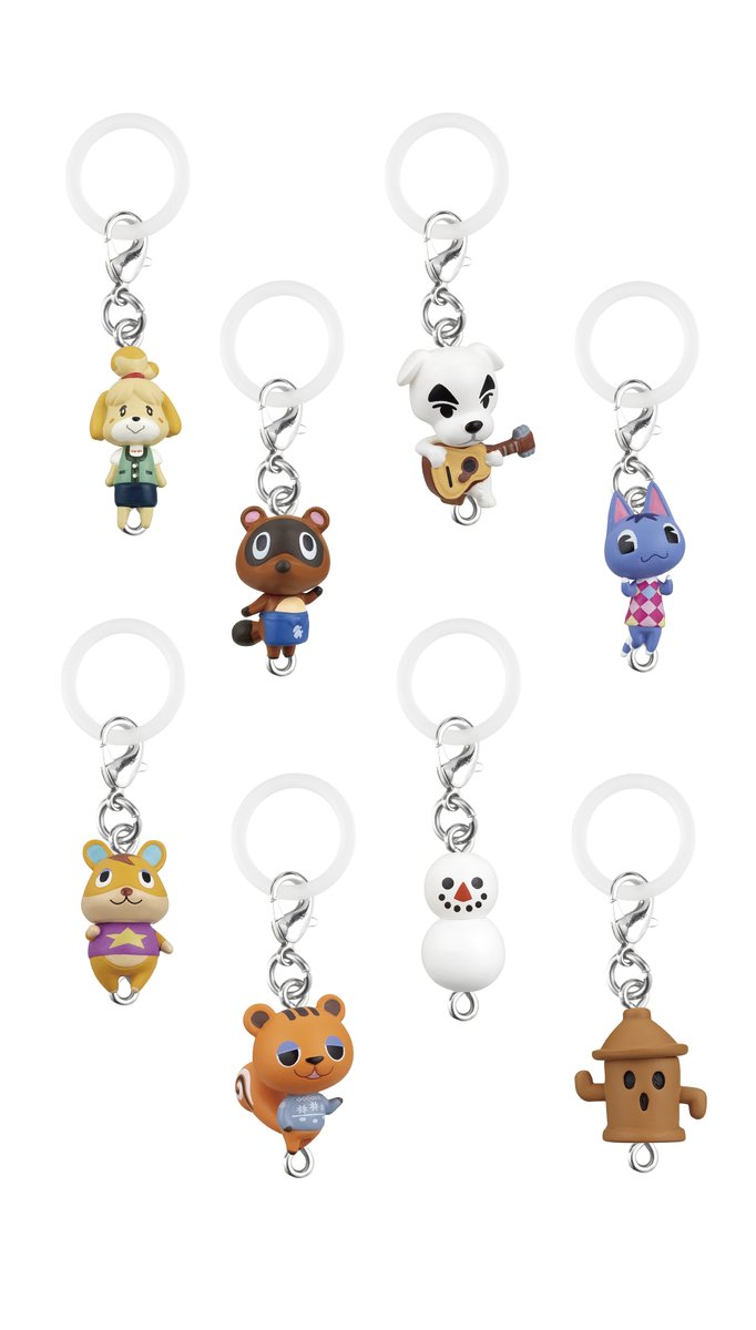 N_Officialstore's tweet photo. [POP-UP]どうぶつたちが上下につながる「つながリングチャーム どうぶつの森」（発売：タカラトミーアーツ）。開催中の「あつまれ ほっかいどうエアポー島 ポップアップイベント in 新千歳空港」（主催：北海道エアポート）で販売中です。Nintendo POP-UP STORE in SAPPORO「あつまれ だいまるデパー島」では8月14日（金）販売開始予定です。
https://t.co/tp8RnJ1lnE