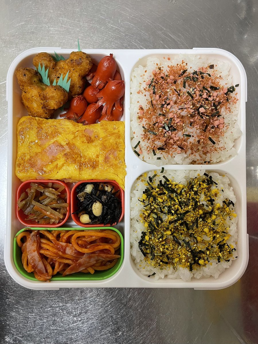 naoboo2000's tweet photo. @NBenmaran85901 50代独身男子が必死こいて作った弁当🍱 https://t.co/FjMKvKEOVP