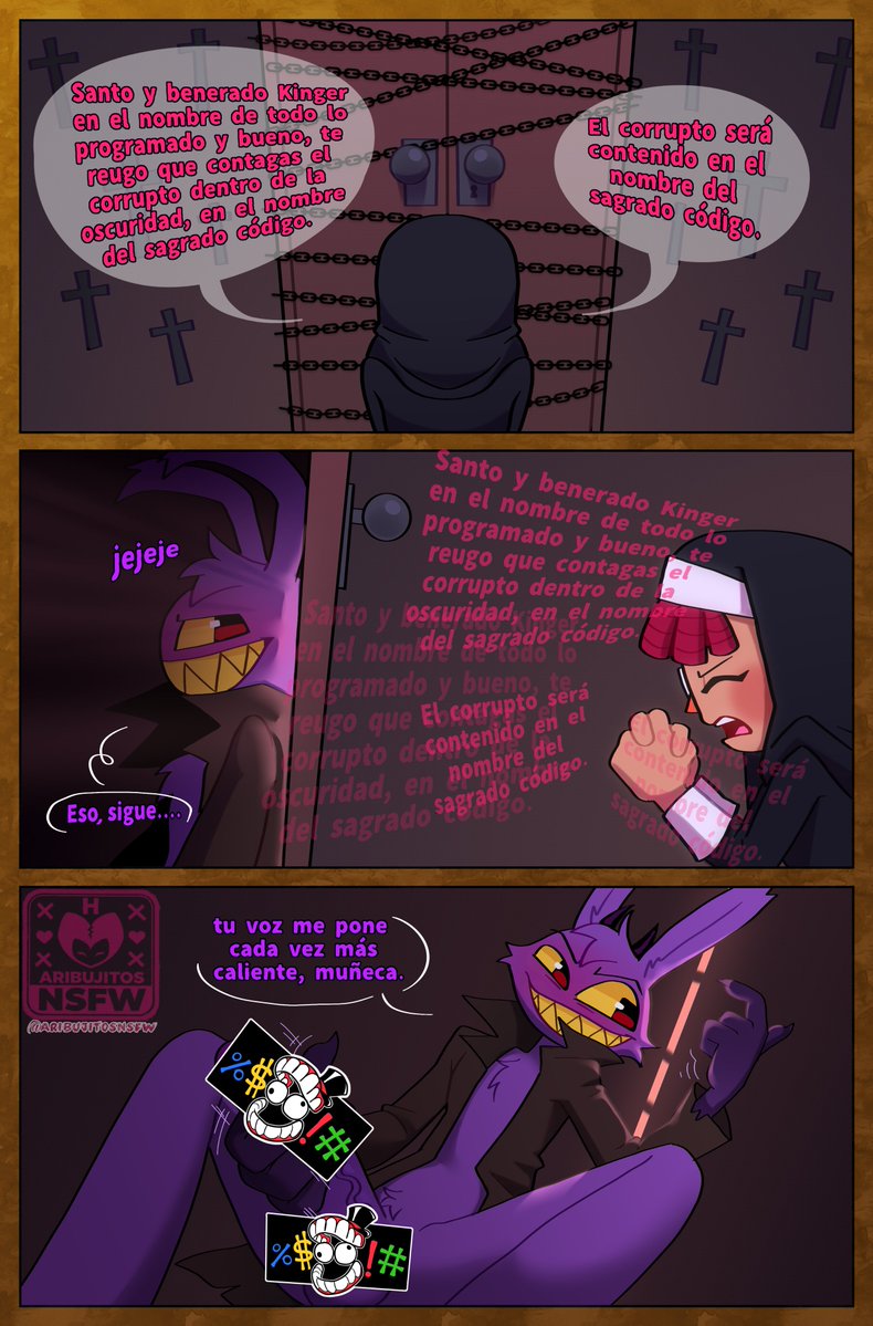 AribujitosNsfw's tweet photo. "El problema de Ragatha" mini cómic (Español)
.
.
.
.
English version on my Newgrounds account
#tadc #EPDR #nsfw #ragatha https://t.co/BtzXwi56CN
