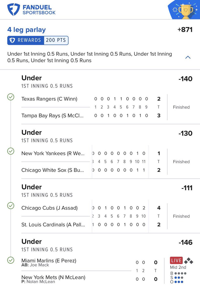 alexflick_'s tweet photo. 🚨 BANGGGGGG!! CASH THE NRFI LAY ✅💰

That was an absolute SWEAT-FREE BANGER 🗣️🔥

If you tailed, show some love! ❤️👇

🔁 Repost to celebrate.
➕ Follow for more daily cashes! https://t.co/0M1ZNDGhe3