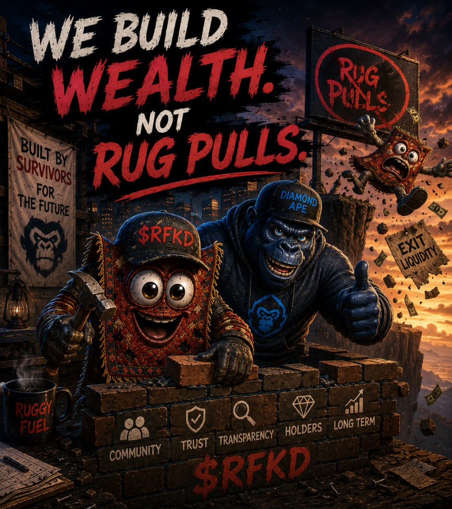 HAYES3345's tweet photo. Every cycle has rugs.

This time, we’re here to rug the rugs.

$RUGFUCK is pure chaos, pure memes, and zero fear. No fake promises. Just a community that sends it harder than everyone else.
Fade it if you want.
Cry later if you do.
CA:
5udTE7c478VyZAE4wqckmXuwf5BANJmpdXUE7LbBpump https://t.co/l8hlxn635y