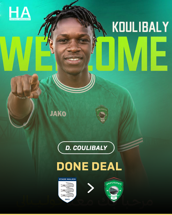 HA_FootballMana's tweet photo. Done Deal โ
Weโre proud to have successfully completed the transfer of our talented player, Daouda Coulibaly, to the ambitious Iraqi Stars League side Golan SC. ๐ฒ๐ฑ๐ฎ๐ถ๐ข
We wish all the best to him on this new chapter.
#HAFootballManagement #IraqStarsLeague https://t.co/1p7yF0QZIG