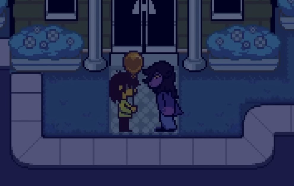 Layn_space's tweet photo. Only found out today that if the player refuses to walk susie home kris will trap the soul in a balloon and walk her home anyway THATS SO CUTE 🥹 https://t.co/9GRPb1Sy6o