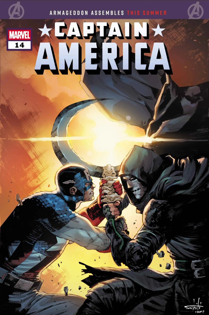 FANTASTICF4UR's tweet photo. غلاف العدد 14 من سلسلة Captain America (2025) الذي سيصدر الأسبوع القادم.
- من كتابة: #ChipZdarsky
- ورسم: #TonLima
• وصف ومعاينة العدد في الأسفل: ⬇️
(1/2)
ْ
ْ
#MarvelComics #CaptainAmerica #DoctorDoom #RedSkull https://t.co/2SLeRDjbla