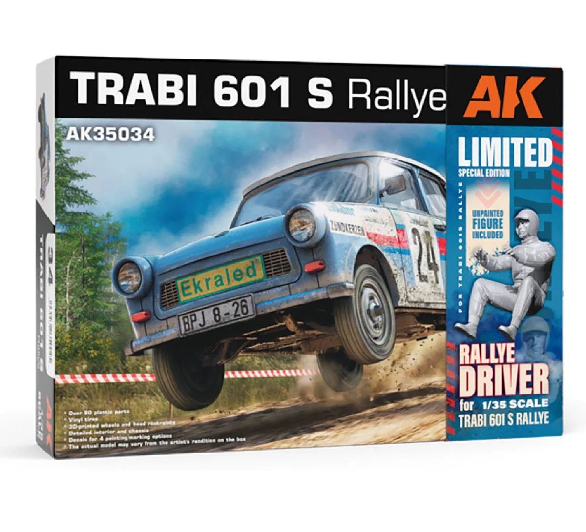 hobbysearch_mc's tweet photo. 【プラモデル予約受付中】AK Interactive(AKインタラクティブ)
1/35 トラビ 601S
▼マーキング6種 ドライバーフィギュア付属特別仕様
https://t.co/1gfDjwqosL
▼ラリー仕様 ドライバーフィギュア付属特別仕様
https://t.co/pLvSPHUyHK

1/35スケールトラバントにフィギュアが付属して登場!
#Trabant https://t.co/a3HTB5tnjC