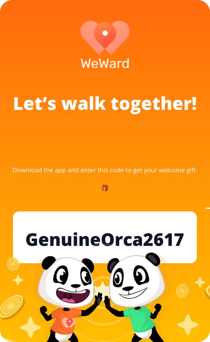 LCRicky's tweet photo. Hey! Have you heard of WeWard? It’s an app that rewards you for walking, fun and easy to use! Want to join me? By using my referral link, you’ll get a welcome bonus.

https://t.co/OQRjJiLvmK https://t.co/V88HQcCap4