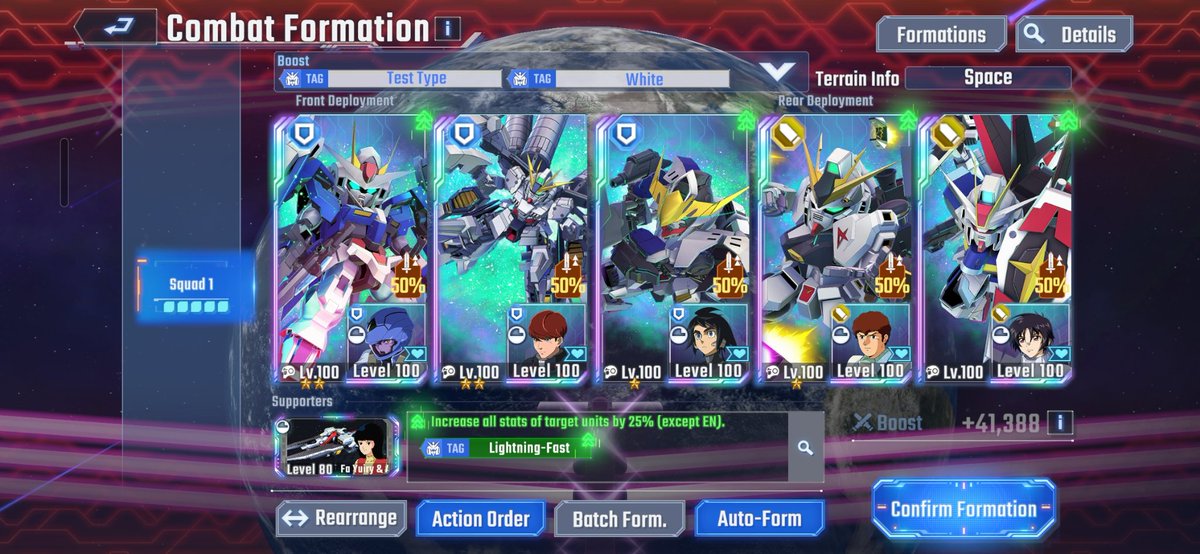 EpsinyanNyan's tweet photo. Holy Shit I actually made it to Challenge Mode. Didn't even know this was a thing #Gundam #GGeneration #GEternal https://t.co/lsOX52C9hD