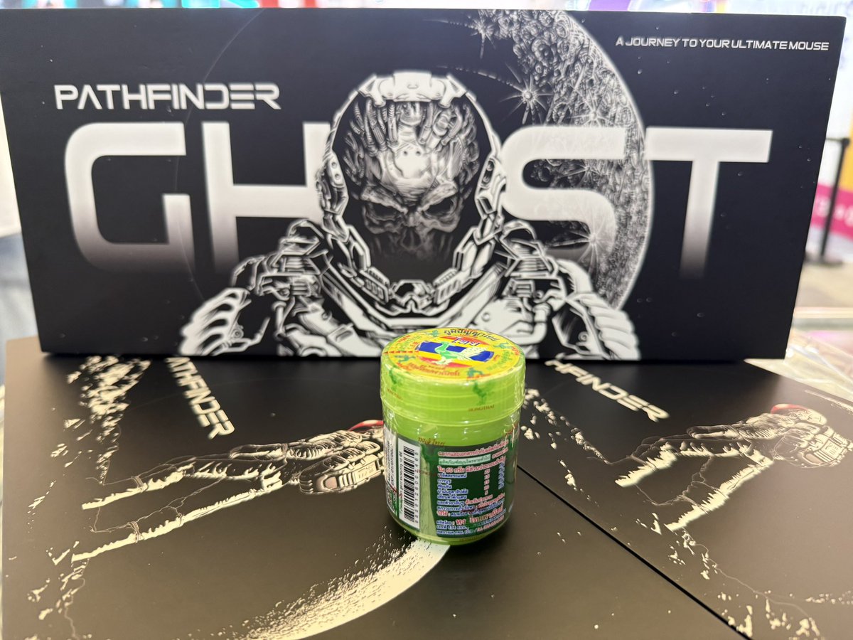 OrbitalWorks_co's tweet photo. Meet us at ChinaJoy (E6-296) and grab Thailand's legendary yadom inhaler for free!🤣🤣

Yadom is basically Pathfinder in nasal form: a carefully curated blend of herbs (instead of shapes) that clears a stuffy nose, kills dizziness, and sharpens the mind. Ideal fuel for a tense gaming session.🤫+10 Focus Buff (effect not scientifically verified).😇

Supplies are limited, so swing by soon before they're gone! 🌿