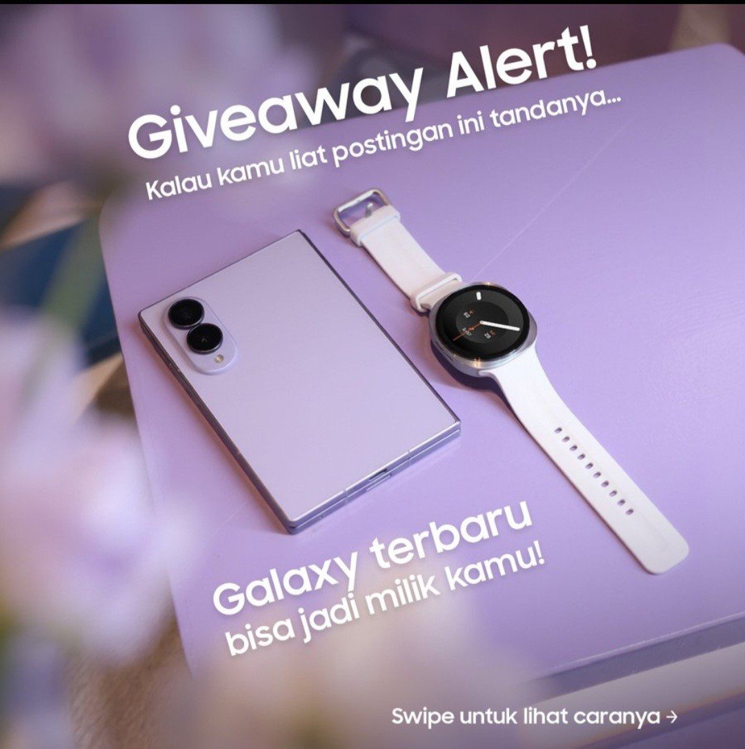 Ladybilqis2's tweet photo. @samsungID Suka banget sama bentuk ikonik Galaxy Z
Fold8 buat nikmatin konten &amp; Watch9
bikin cek Vitals jadi makin mudah 😍
#GalaxyZFold8 #GalaxyWatch9
#FoldTheDoubt #RestandDotheRest
#TheNewShape

@samsungID selalu ada aja gebrakannya 🥹👏 https://t.co/IXdM1toUlh