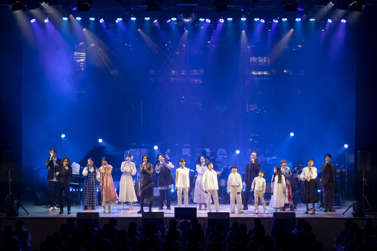 ame_musical's tweet photo. 『雨が止まない世界なら in Concert』☔️

2023 年 1 月 6 日上演

出演：
小此木麻里、昆夏美、咲妃みゆ、清水彩花、清水美依紗、鈴木壮麻、
染谷洸太、塚本直、西川大貴、畠中洋、山野靖博、吉沢梨絵
雨が止まない合唱団

▼配信ページ
https://t.co/ra2wdSubFv

#雨が止まない世界なら https://t.co/2RlLF03I9a