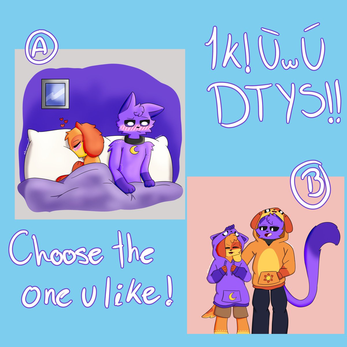 luminemoonspark's tweet photo. 1K DTYS DYNAMIC BEGIN 🎉☀️🌙
I love you all Friends and thank you for acompany me in this social media, so i want to make a special gift for all of you
(Creyeron que me acordé pero no muejeje ÙwÚ)
#DTYS #1kDTYSAlexlyc #daynap #dogday #catnap #SmilingCritters #SmilingCrittersAU https://t.co/h7lYQLhCaD