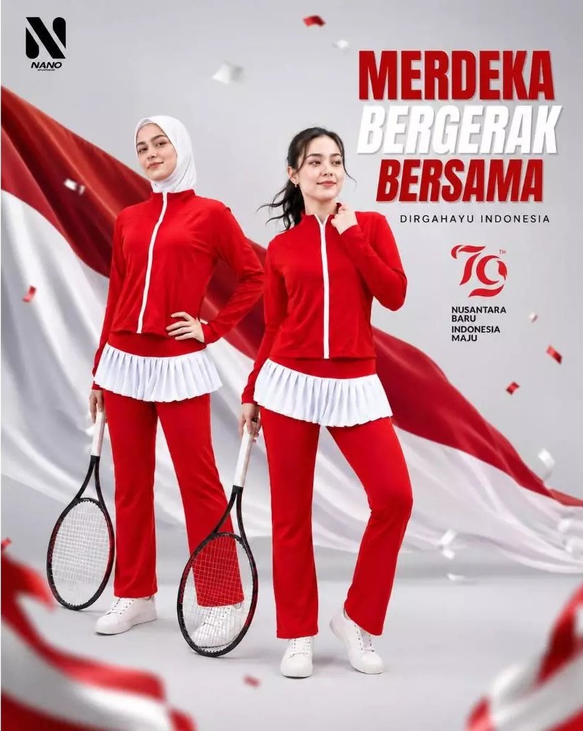 Mierzna's tweet photo. Rekomendasi Outfit Olahraga cantik buat ikut lomba Agustusan, pilih variasi dan ukurannya disini ya 👇:
https://t.co/ujoO5IM8qf 

#ootd #ootdagustusan #merahputih #setelanmerahputih #bajuolahraga #bajuolahragamuslimah https://t.co/sFSNCxF6rL