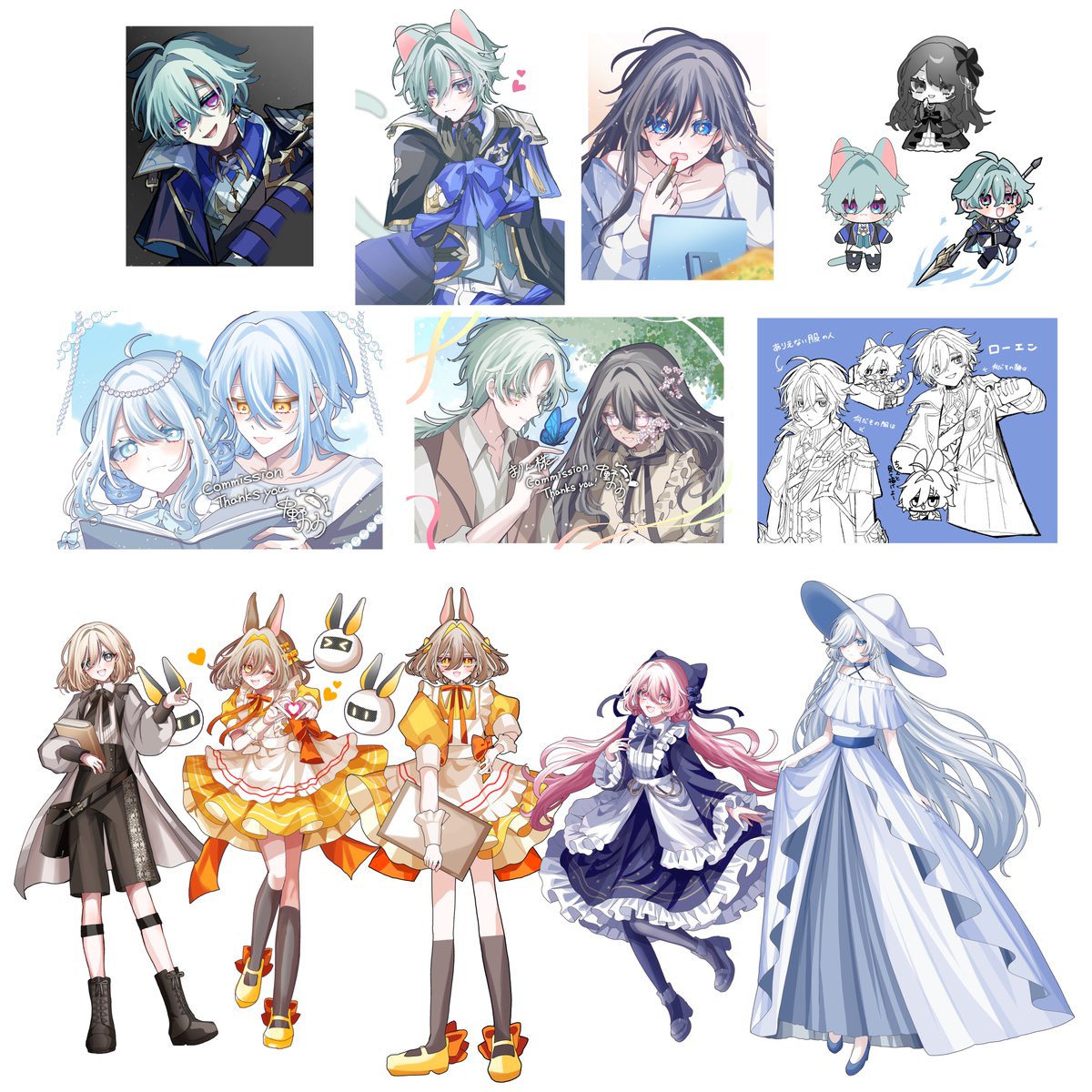 MMMURI__'s tweet photo. 今月描いたものを晒そうの会 https://t.co/Gs0yjryTs9