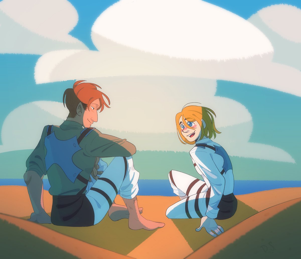 ilovedragons03's tweet photo. day 4: first time (at the ocean)
this drawing is an unfortunate victim of me giving up 
#jearminweek https://t.co/NaNrooiMKa